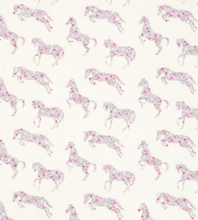 Sanderson Pretty Ponies Pink/Sky textil - Paisley Home