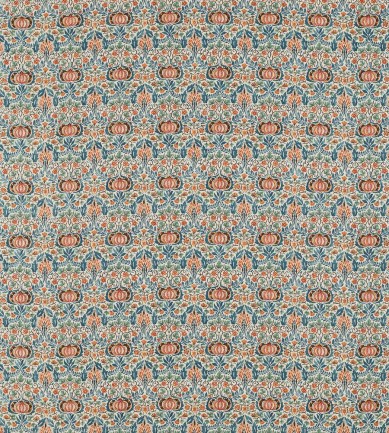 William Morris Little Chintz Teal-Saffron textil - Paisley Home