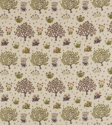 William Morris Orchard Mulberry/Olive textil - Paisley Home