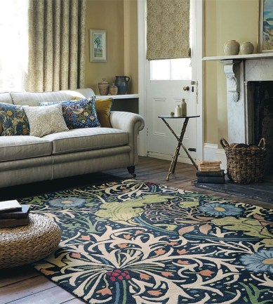 william-morris-seaweed-ink-szonyeg1