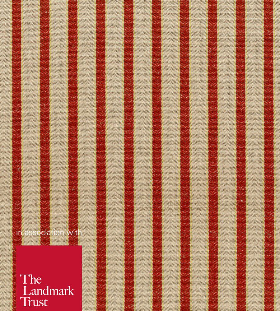 Ian Mankin 1485 Ticking Stripe Russet textil