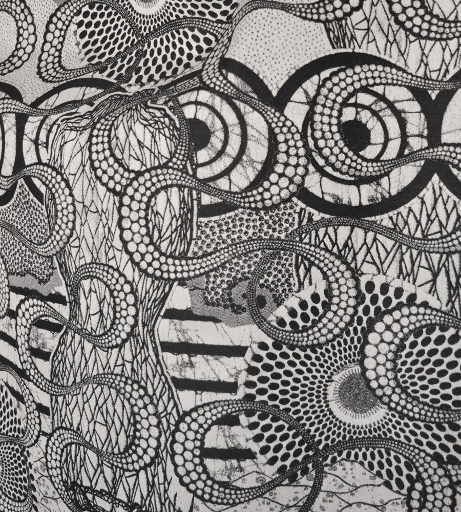 Jean Paul Gaultier Metisse Graphite textil - Paisley Home
