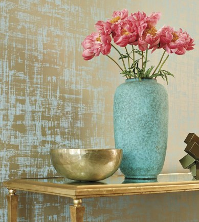 Anna French Braxton Texture Metallic Gold tapéta - Paisley Home