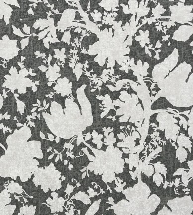 Anna French Garden Silhouette Black tapéta - Paisley Home