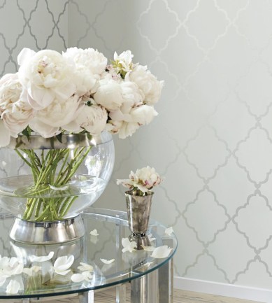 Anna French Klein Trellis Neutral tapéta - Paisley Home