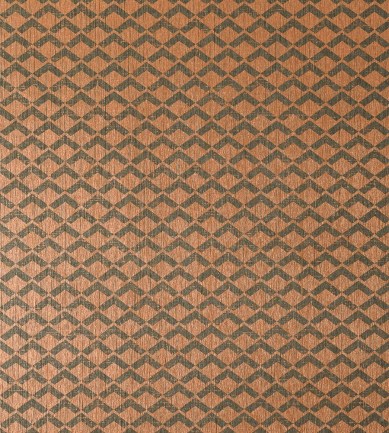 Anna French Cashiers Charcoal/Metallic Copper tapéta - Paisley Home