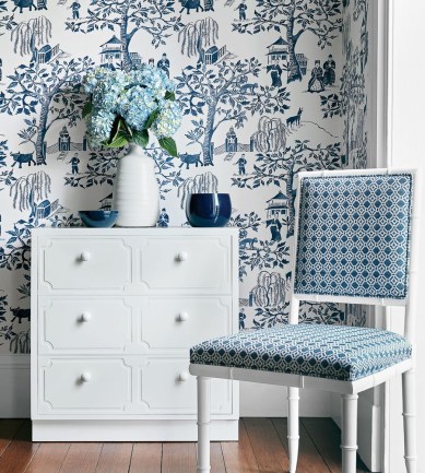 Anna French Willow Wood Citron tapéta - Paisley Home