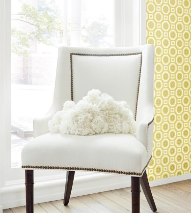 Anna French Zane Silver and Grey tapéta - Paisley Home
