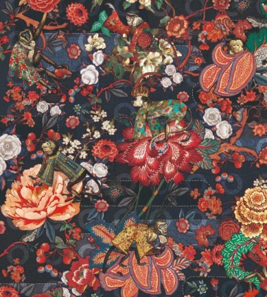 Moooi Wallcoverings Rendezvous Tokyo Blue Indigo tapéta