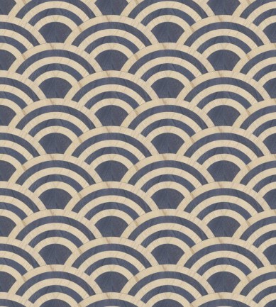 Moooi Wallcoverings Lucky O's Birch and Blue tapéta