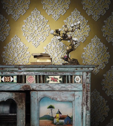 Black Edition Castelli Indium tapéta - Paisley Home