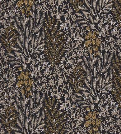 Casamance Isoete Noir tapéta