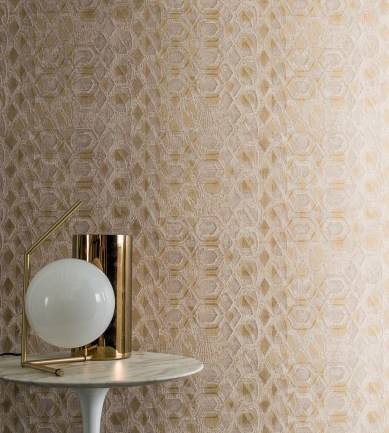 Casamance Bronze Anthracite tapéta - Paisley Home