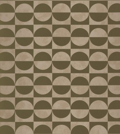 Casamance Circles Kaki tapéta