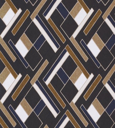 Casamance Shapes Noir tapéta