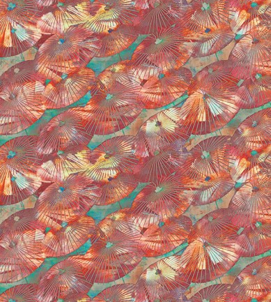 Casamance Willy Rouge tapéta - Paisley Home