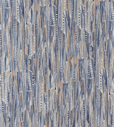 Casamance Lahna Bleu Ciel-Taupe tapéta