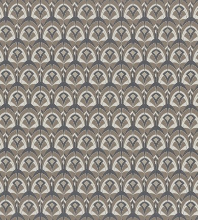 Casamance Gemmail Brun Tabac tapéta