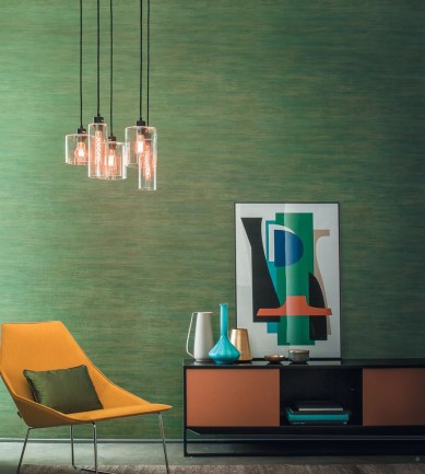 Casamance Vivacite Vert Mousse tapéta - Paisley Home