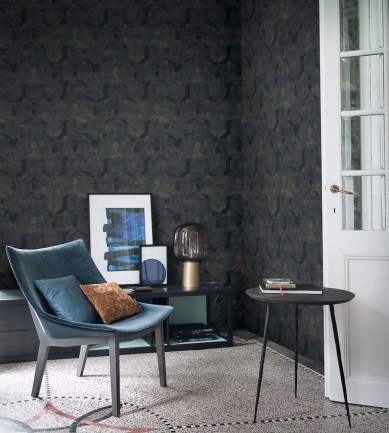 Casamance Tenebreuse Anthracite tapéta - Paisley Home