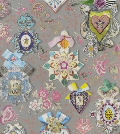Christian Lacroix Cocarde Argent tapéta - Paisley Home