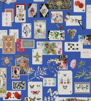 Christian Lacroix Maison de Jeu Bleu de Roi tapéta - Paisley Home