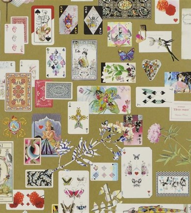 Christian Lacroix Maison de Jeu Or tapéta - Paisley Home