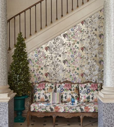 Christian Lacroix Malmaison Reglisse tapéta - Paisley Home