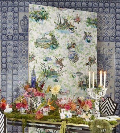 Christian Lacroix Reveries Tomette tapéta - Paisley Home
