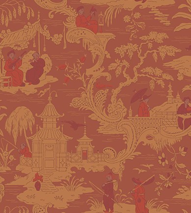 Cole and Son Chinese Toile 100-8041 tapéta - Paisley Home