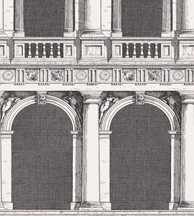 Cole and Son Procuratie Black and White tapéta