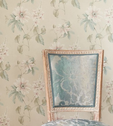 Colefax and Fowler Passiflora Stone tapéta - Paisley Home