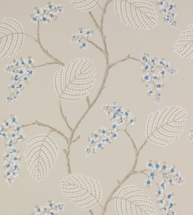 Colefax and Fowler Atwood Blue-Beige tapéta - Paisley Home
