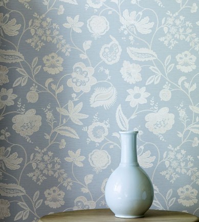 Colefax and Fowler Camille Teal tapéta - Paisley Home
