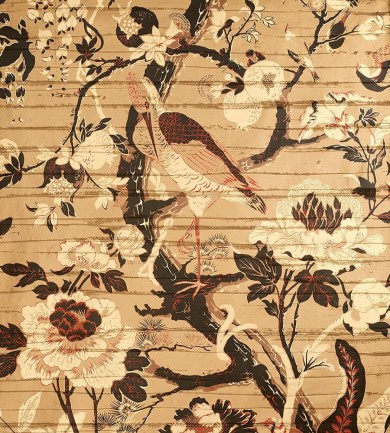 Dedar Silkbird Gold 1 Foglia Doro luxus tapéta