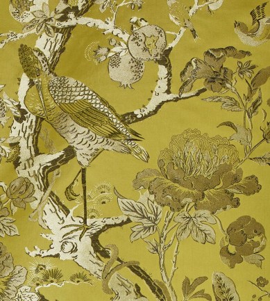 Dedar Silkbird Jacquard 6 Lime Lac luxus textil