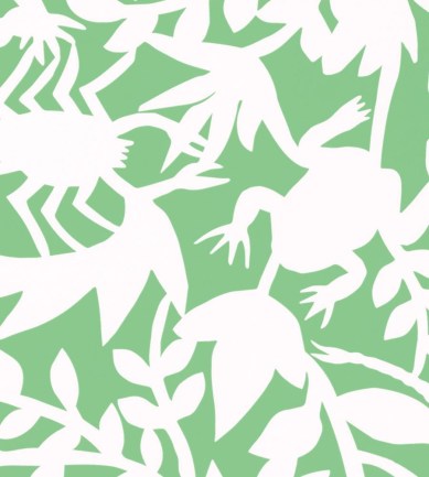 Dedar Wild Party Wall 2 Mojito luxus tapéta