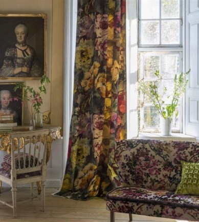 Designers Guild Bloomsbury Rose Damson textil - Paisley Home