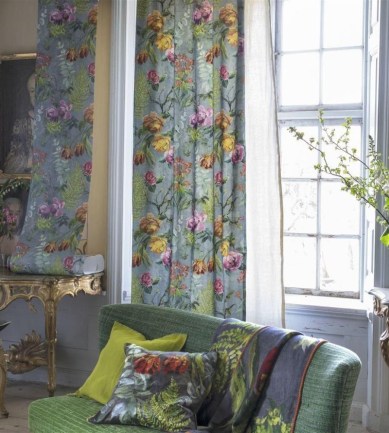 Designers Guild Tulipani Graphite textil - Paisley Home