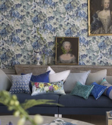 Designers Guild Roseto Indigo tapéta - Paisley Home