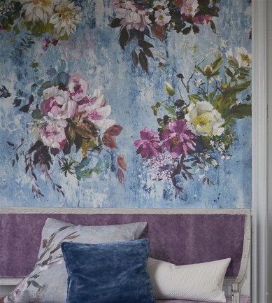Designers Guild Aubriet Fuchsia tapéta - Paisley Home