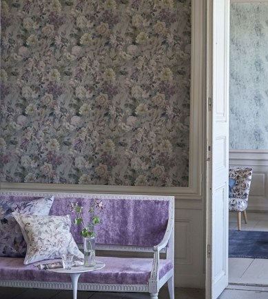 Designers Guild Marianne Fuchsia tapéta - Paisley Home