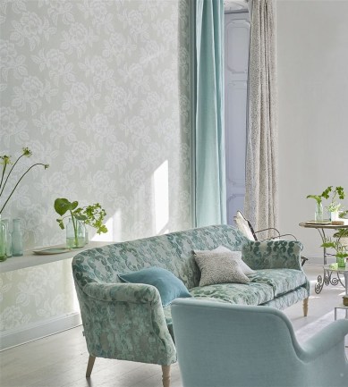 Designers Guild Berettino Ivory tapéta - Paisley Home