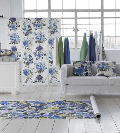 Designers Guild Amrapali II Cobalt textil - Paisley Home