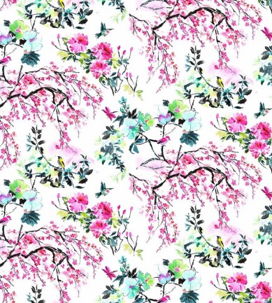 Designers Guild Chinoiserie Flower Outdoor Peony textil - Paisley Home