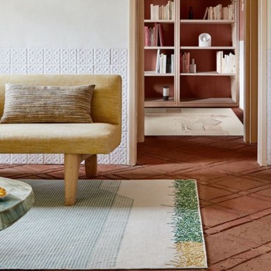 GAN Rugs Backstitch Calm Green szőnyeg - Paisley Home