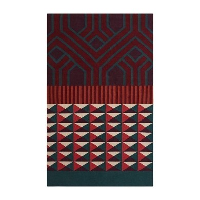 GAN Rugs Ndebele Red szőnyeg - Paisley Home