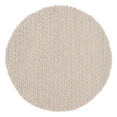GAN Rugs Trenzas Round Ivory szőnyeg - Paisley Home