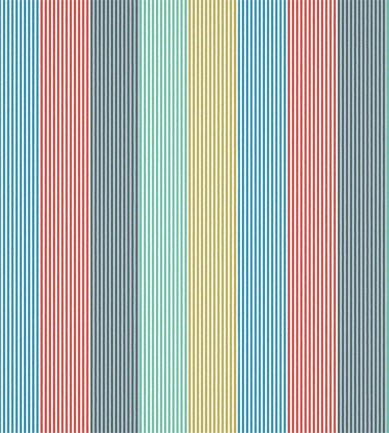 Harlequin Funfair Stripe Ink-Aqua-Kiwi-Marine-Poppy textil