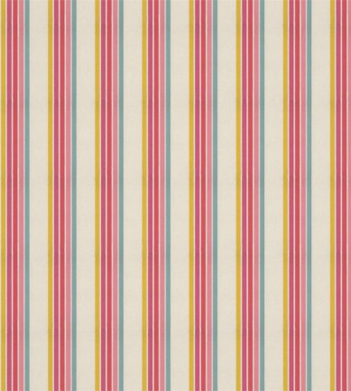 Harlequin Helter Skelter Stripe Cherry-Blossom-Pineapple-Sky textil